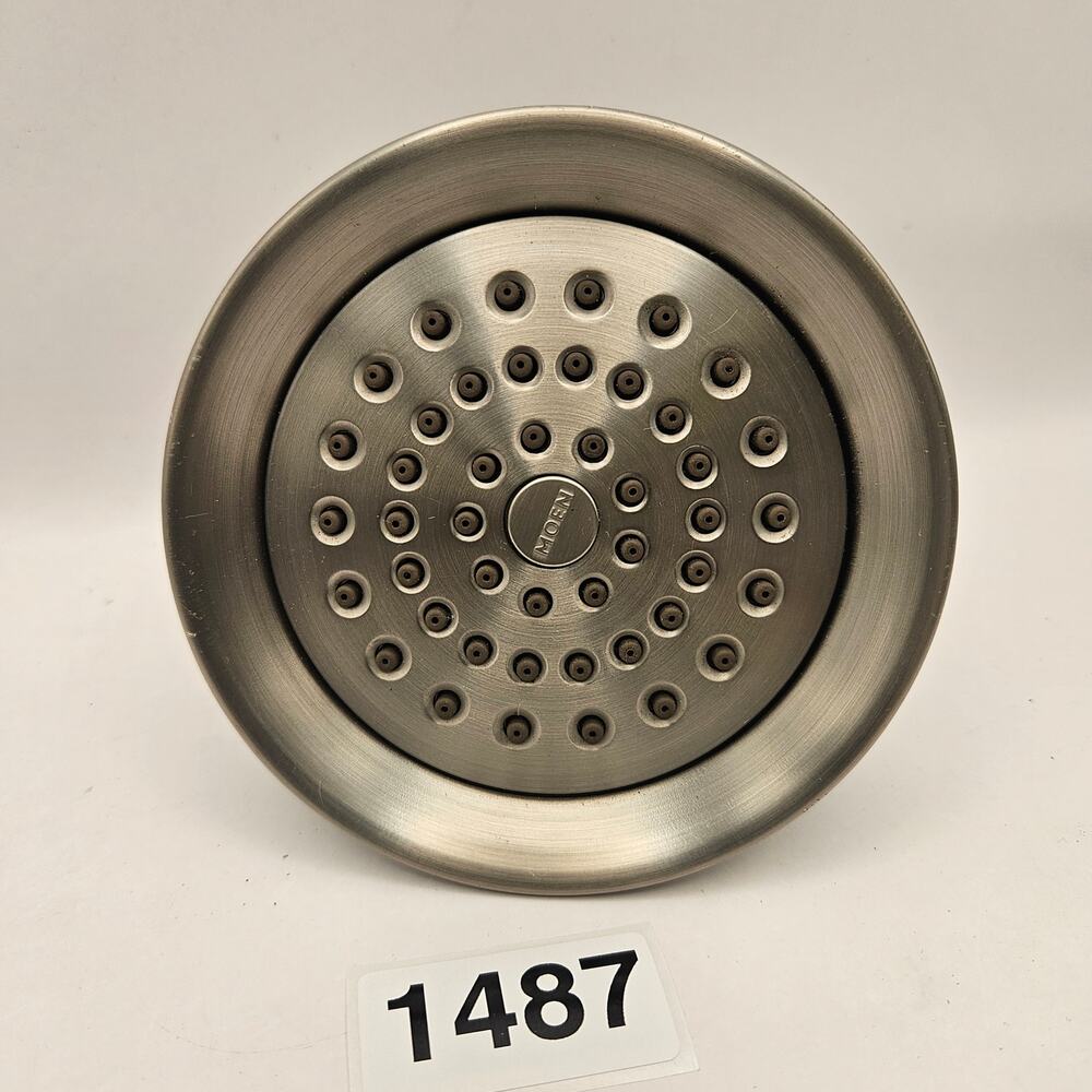 MOEN 2.5GPM SPOT RESIST BRUSHED NICKEL SHOWERHEAD KIT USED GOOD CONDITION